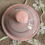 Miniature : Pink French enamel repaired epicerie pots