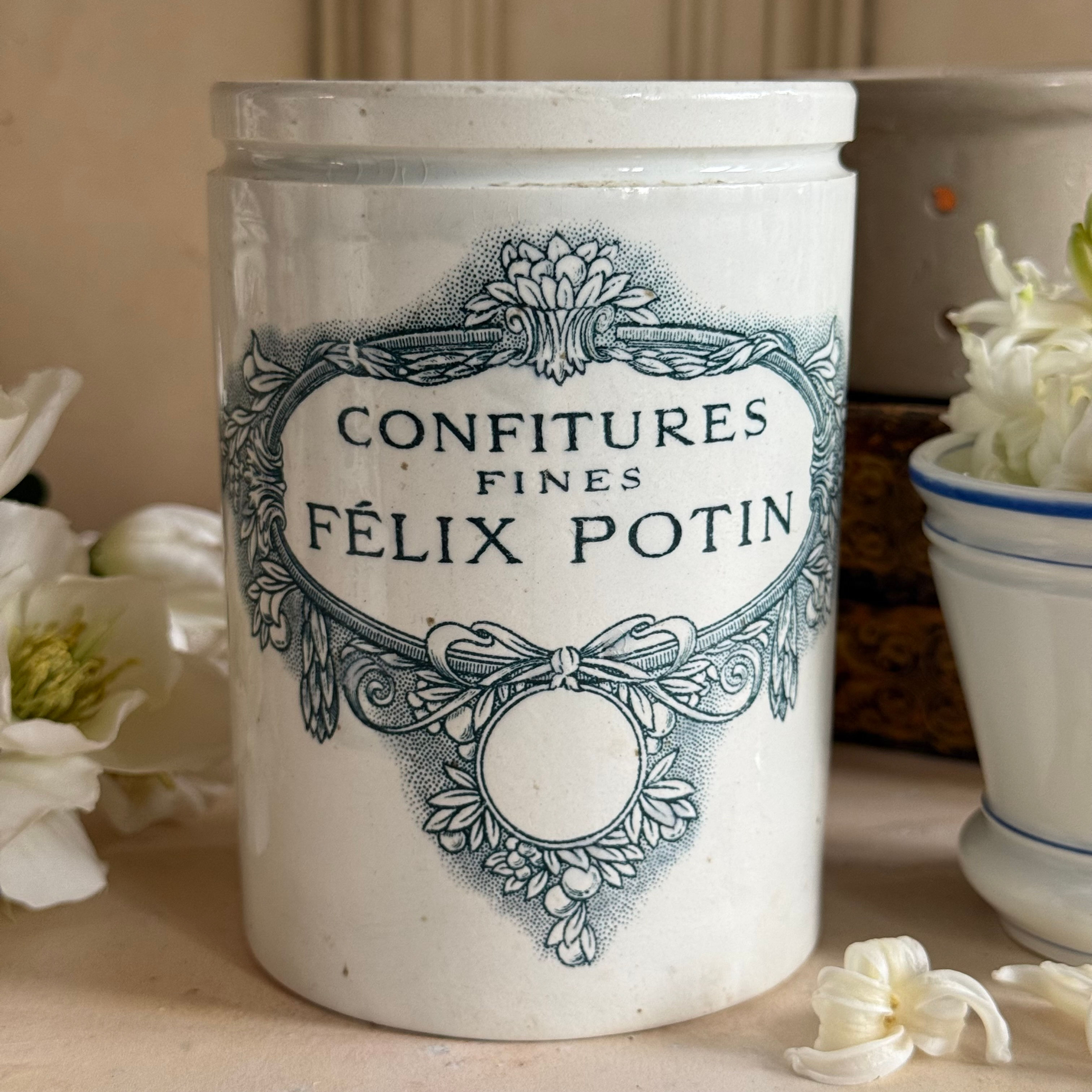 Classic beauty Felix Potin confiture pot