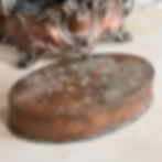 Thumbnail: Rococo revival style antique grand copper jardinière