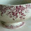 Thumbnail: Soft red transferware gently patinated  tureen