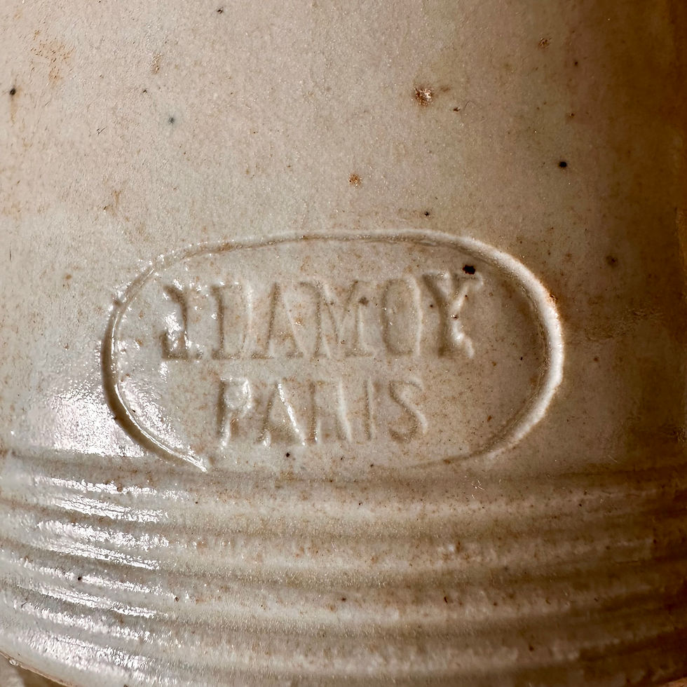 Thumbnail: Julien Damoy antique stoneware crock