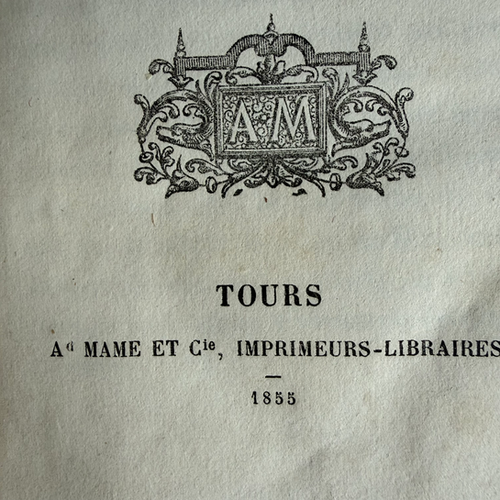 Green and gold Cartonnage book gilded dated 1855 | Quintessentially Fr