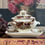 Thumbnail: Polychromatic 19th century ironstone mustard tureen by HB&C
