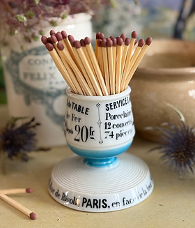 Parisian advertising match striker Lions de Faience