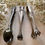 Miniature : Petit sugar tongs silver plated
