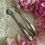 Thumbnail: Pair of ornate silver plated sugar tongs