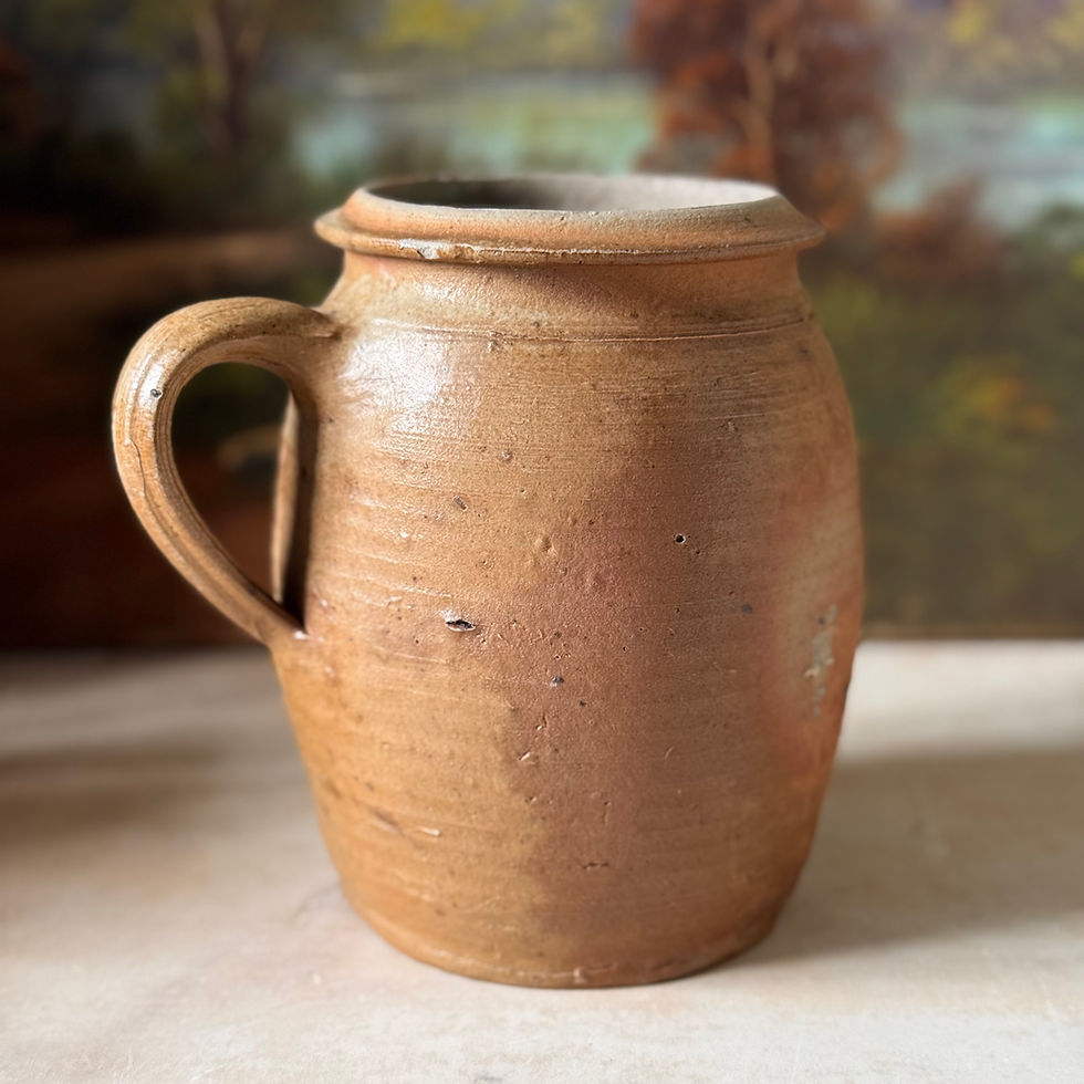 Thumbnail: Rustic stoneware country French confit pot