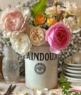 Felix Potin Saindoux ironstone crock