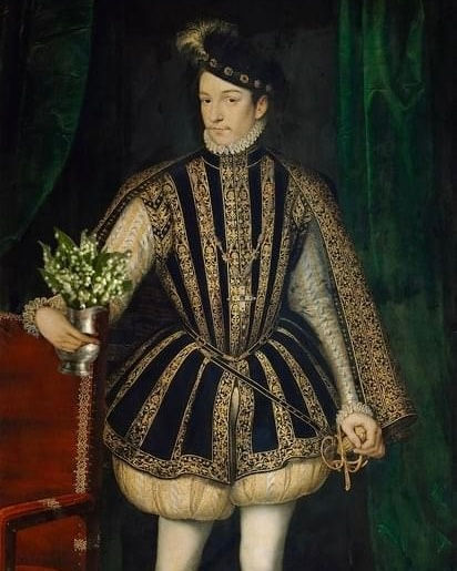 King Charles IX with lily of the valley