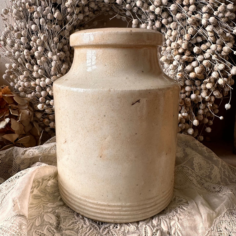 Thumbnail: Julien Damoy antique stoneware crock