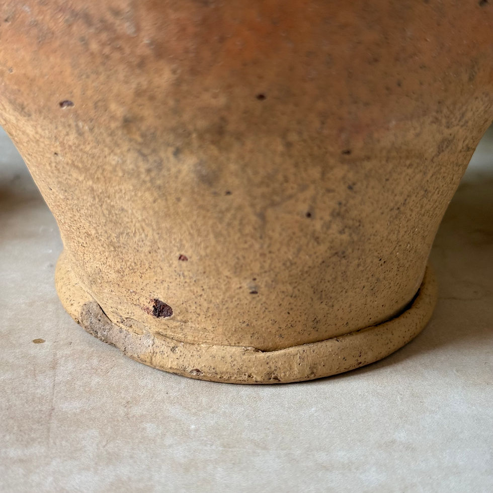 Miniature : Rustic French stoneware confit pot