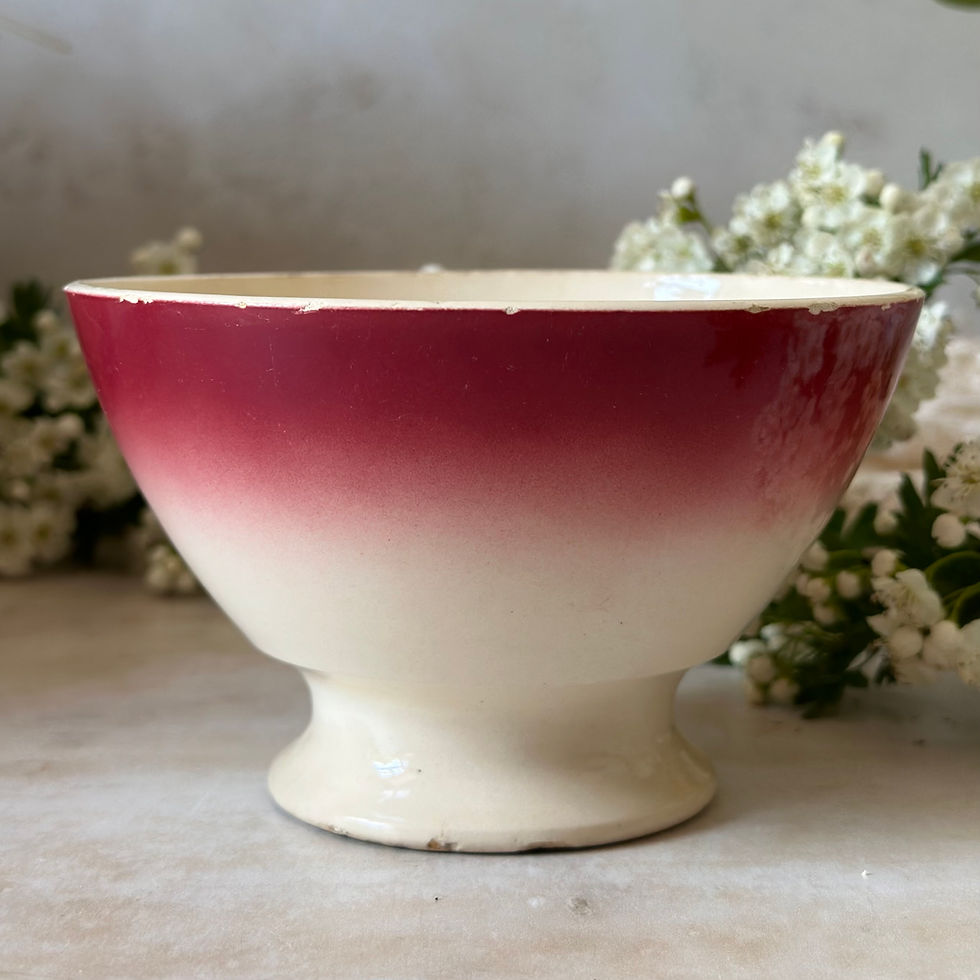 Thumbnail: Raspberry ombré Badonviller Café au lait bowl