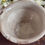 Miniature : Conical ironstone Gien confiture pot with perfect patination