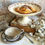 Thumbnail: Luneville sepia toned ironstone compote