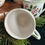 Thumbnail: Jolly Holly antique French demi tasse coffee cup
