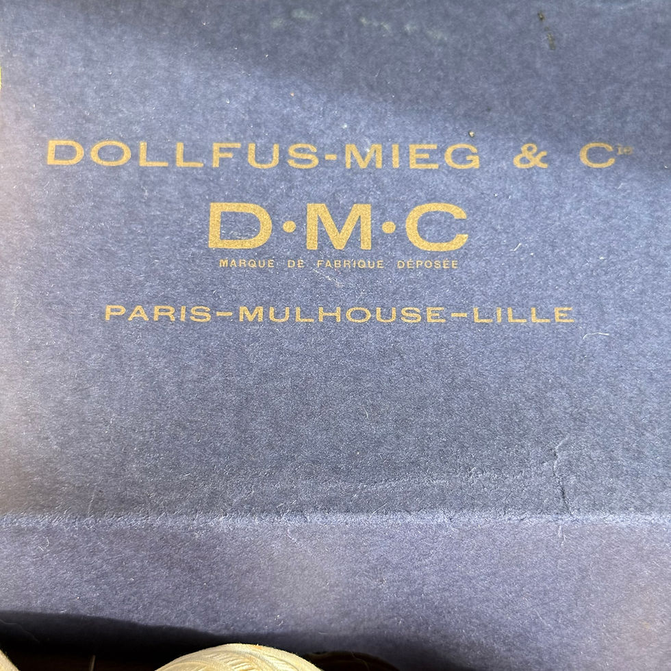 Thumbnail: Parisian cotton crochet thread spools and box