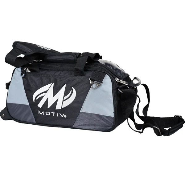 Motiv Ballistix 2 Ball Double Tote Covert Black Bowling Bag