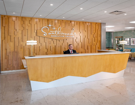 Southwoods Health CEO Ed Muransky at desk