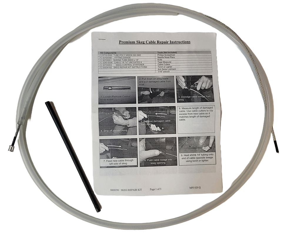 New Old Stock Tempest 165 Skeg Repair Kit NWOC