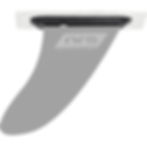 Replacement SUP fin plate with vinyl backing