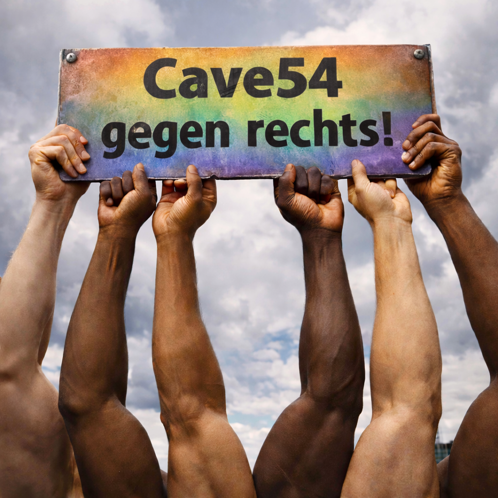 Cave54 gegen rechts !