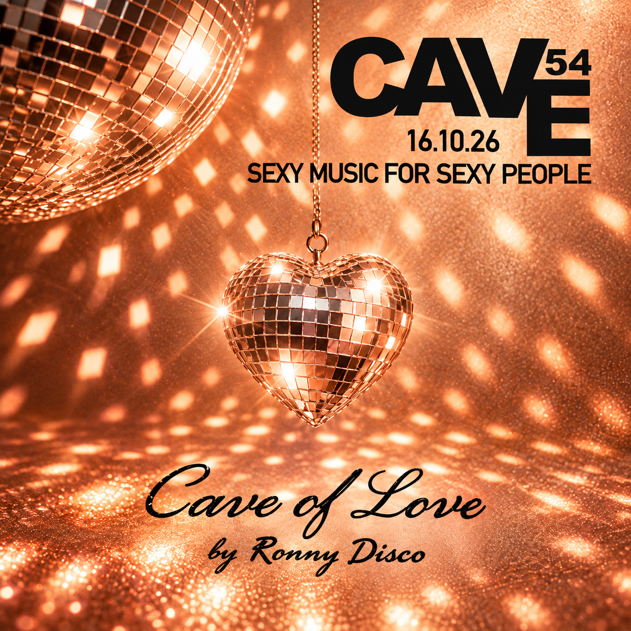 Cave of love with DJ Ronny Disco – Cave54, 16.10.2026