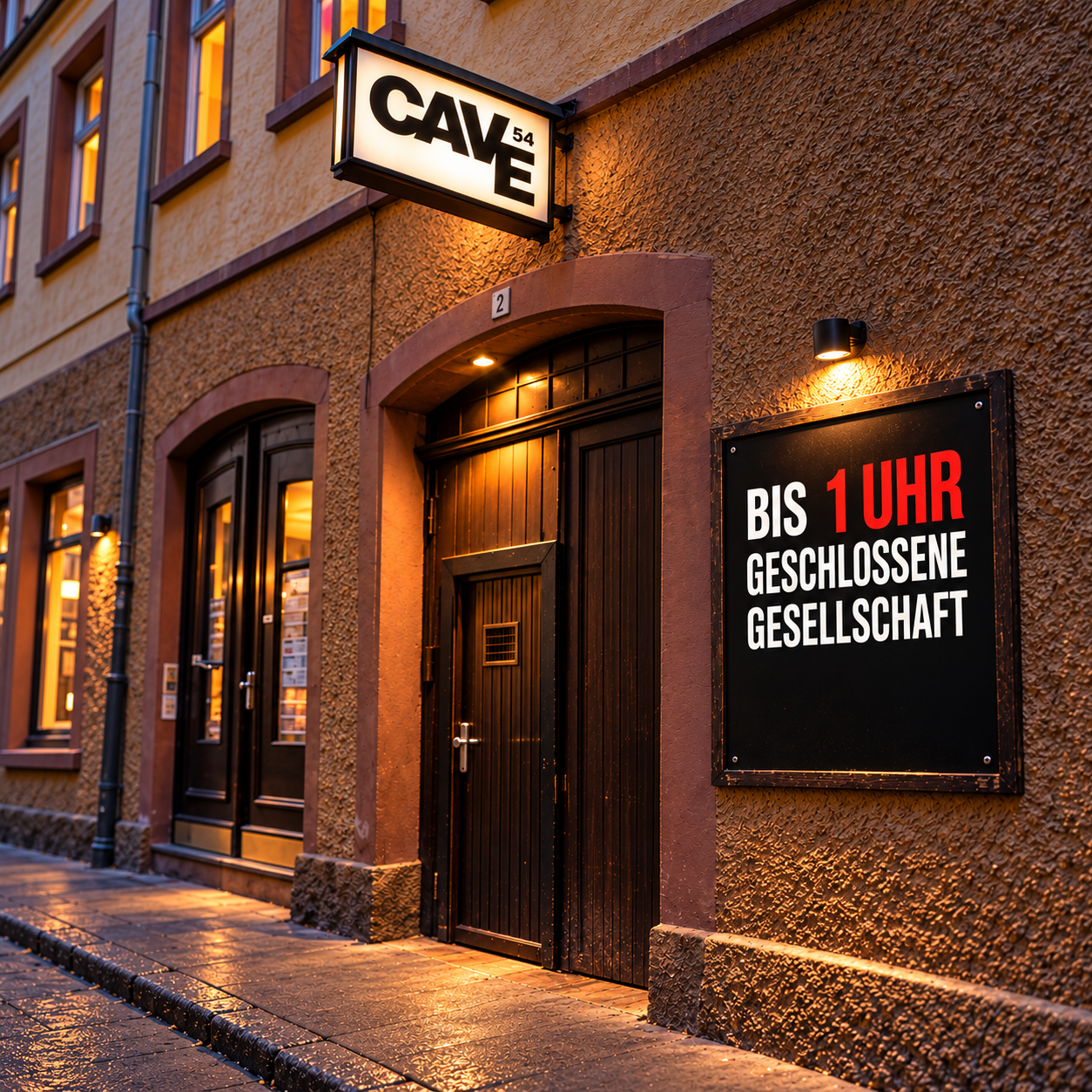 Bis 01:00 Uhr Geschlossene Gesellschaft – Cave54, 26.09.2026