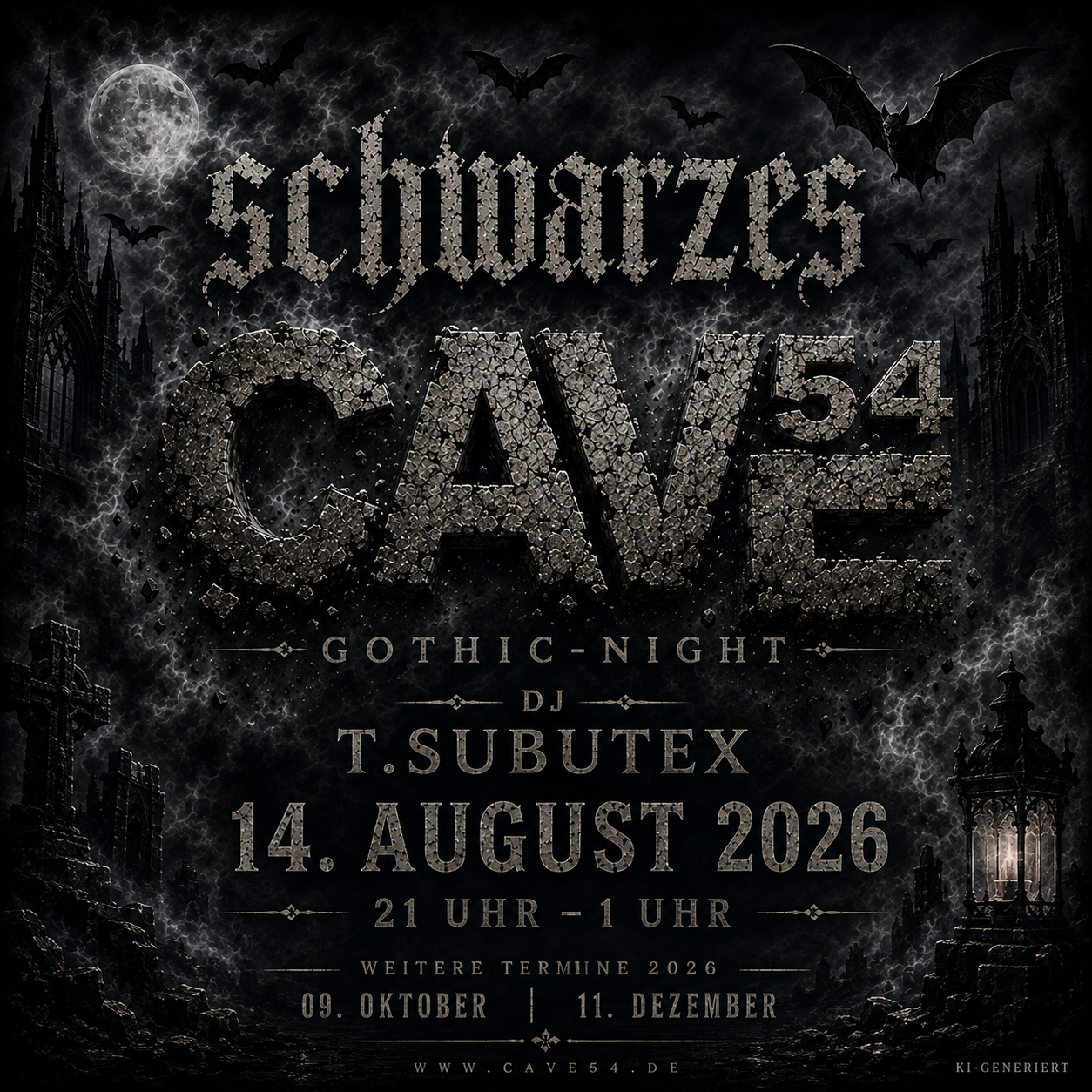 Schwarzes Cave – Cave54, 14.08.2026