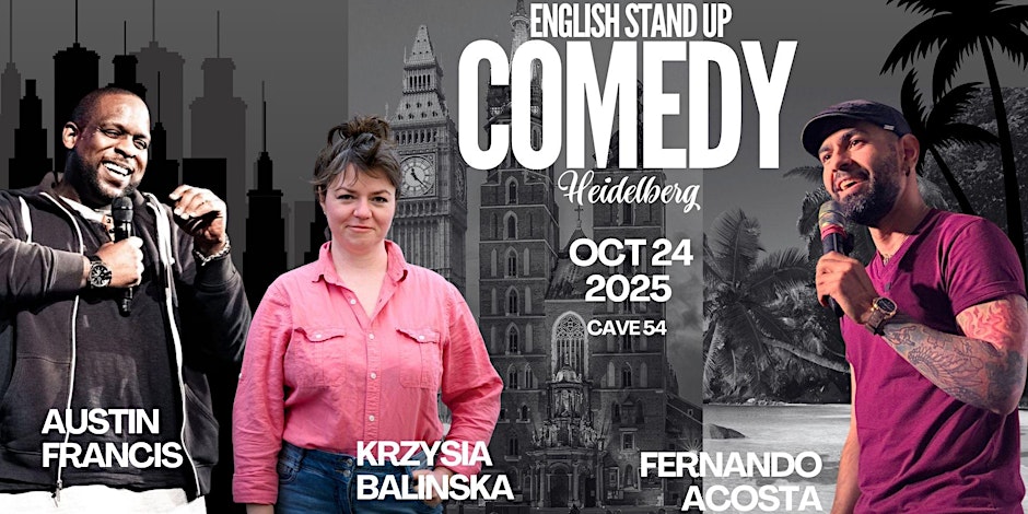 Fernando Acosta, Austin Francis & Krzysia Balinska in Heidelberg