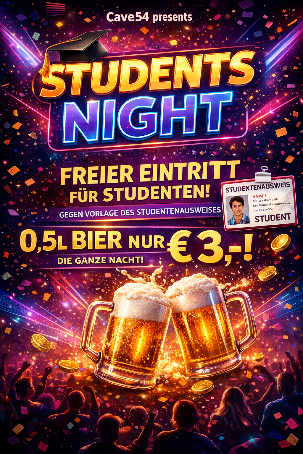 Students night im März