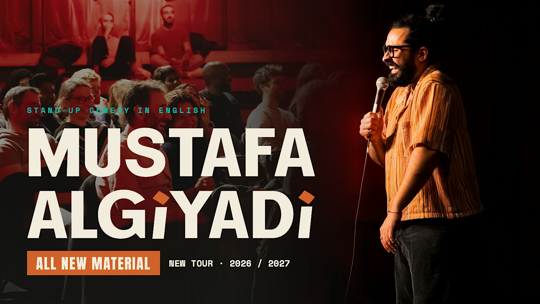 Standup Comedy - Mustafa Algiyadi (english) – Cave54, 07.10.2026