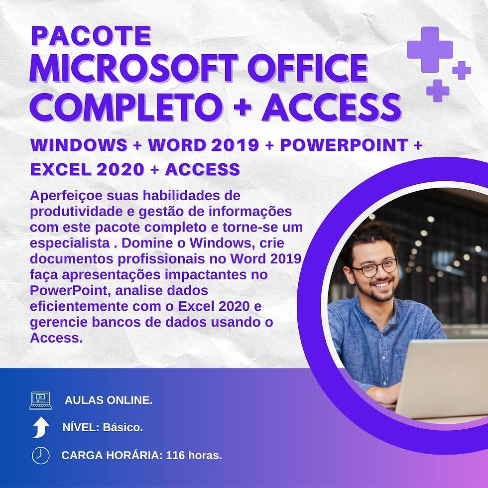 Pacote Microsoft Office Completo + Access