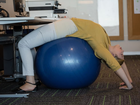 Posture That Speaks Volumes: How the Stability Ball Builds Commanding Presence