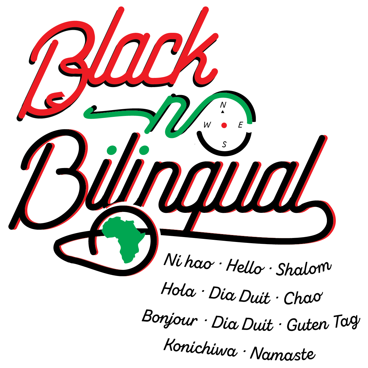Black N Bilingual Shirts