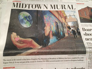 'Gaea' Mural in the Daily Freeman