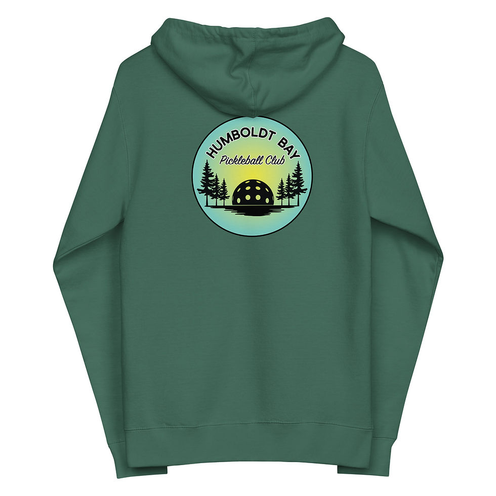 Thumbnail: Unisex fleece zip up hoodie