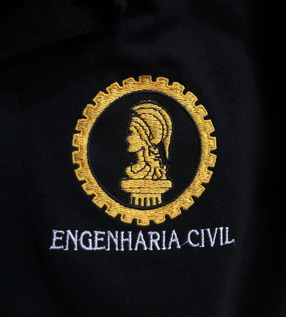 Bordado para faculdade.