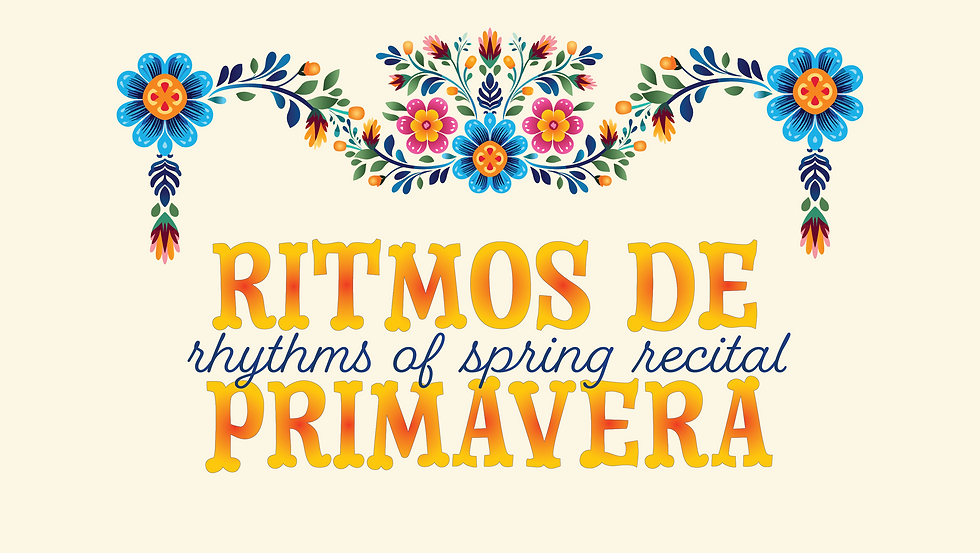 Rhythms of Spring Recital
