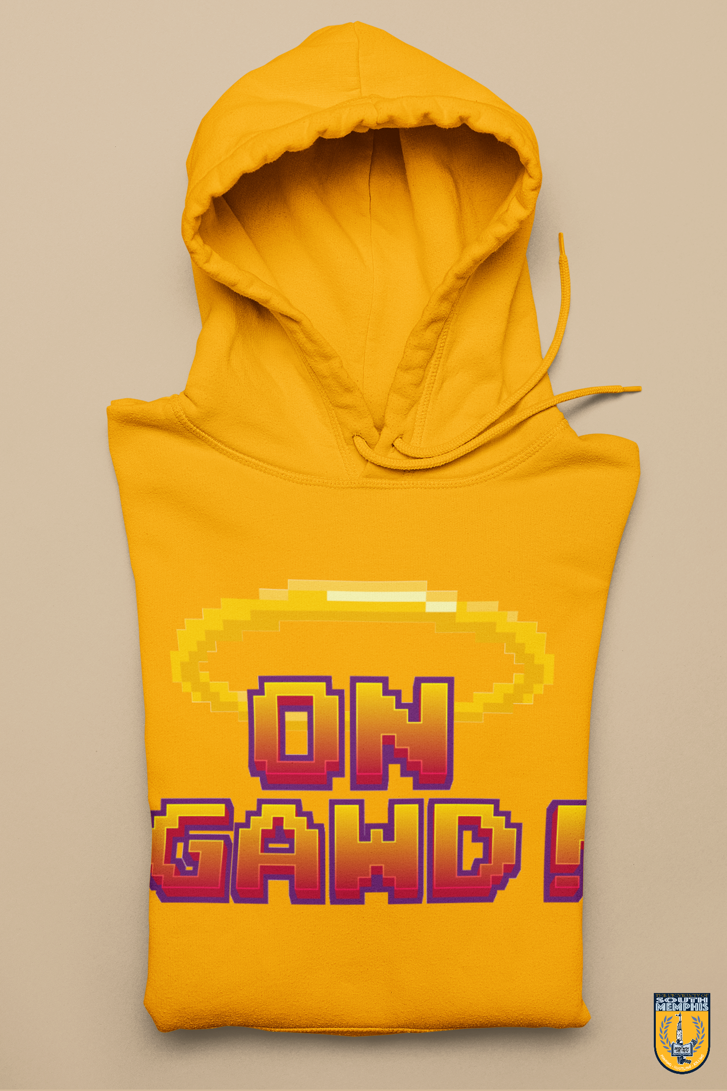 "OnGawd" 8 Bit Hoodie