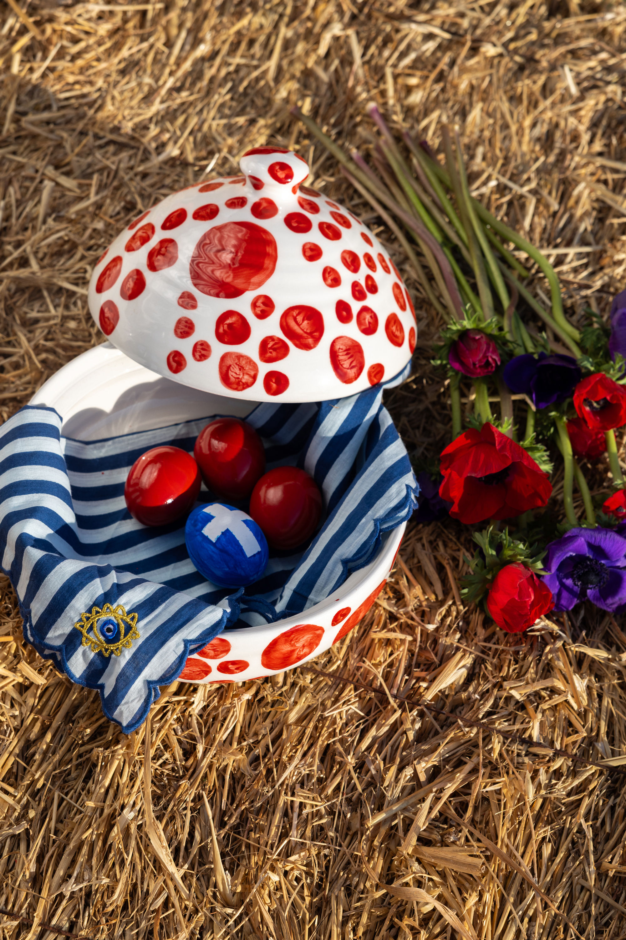 GOODIE BOX large • polka red