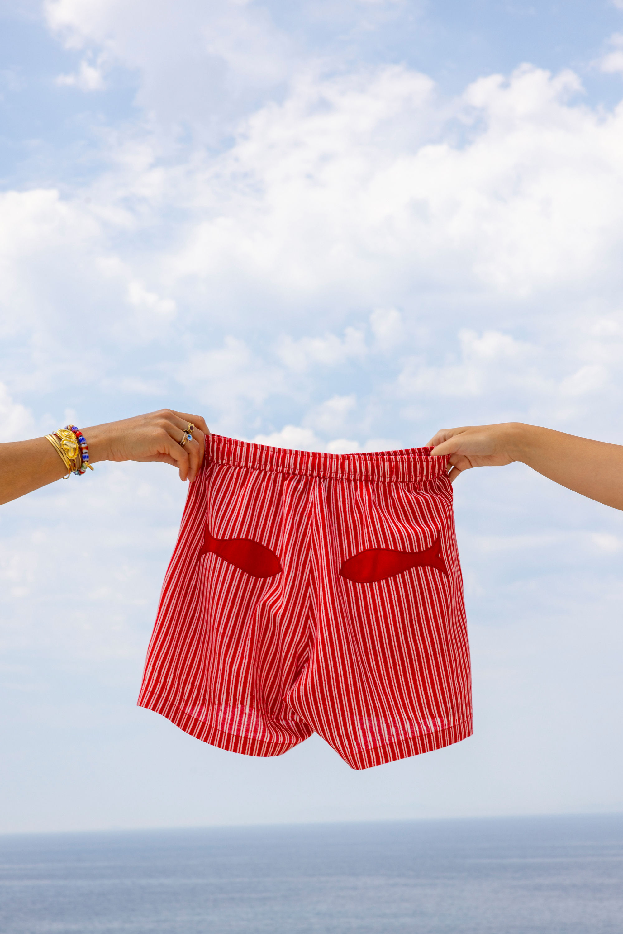 MARIDA • boxer shorts red