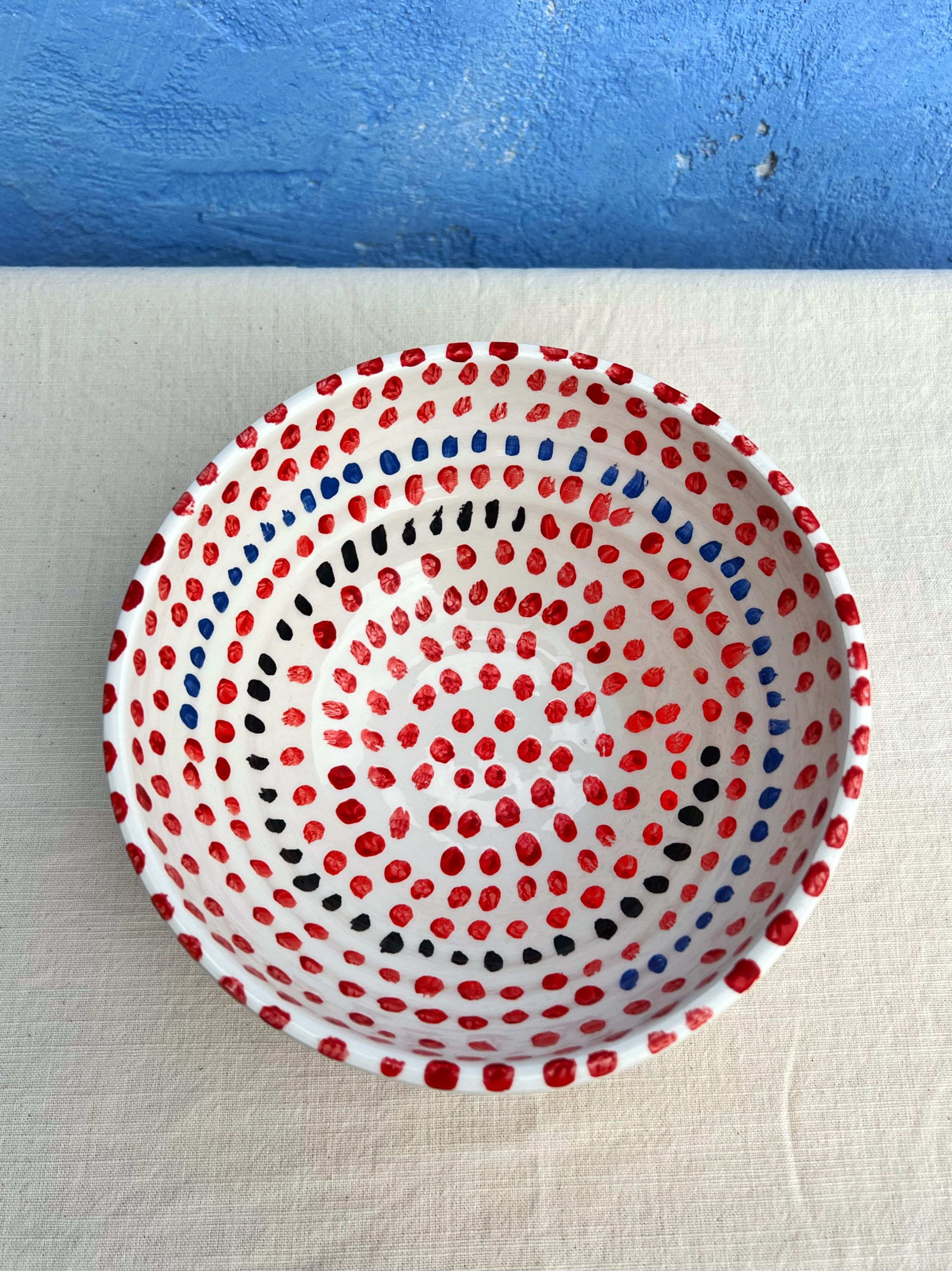 RED POLKA DOT • bowl 20cm