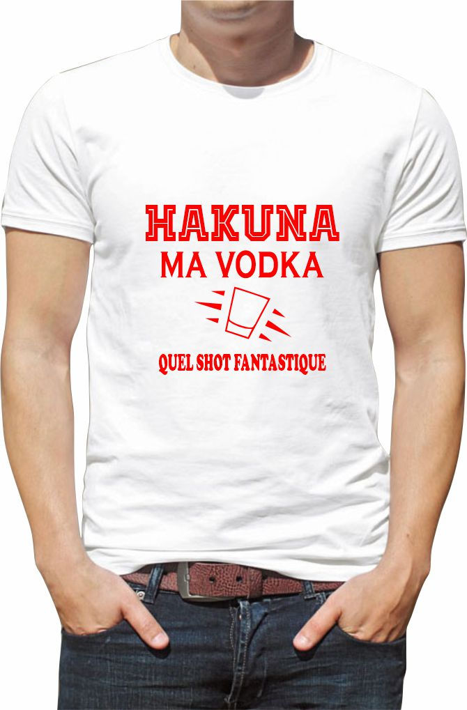 T shirt hakuna ma vodka N040