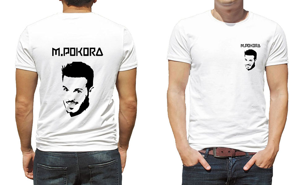 T-shirt CHANTEUR m pokora N013