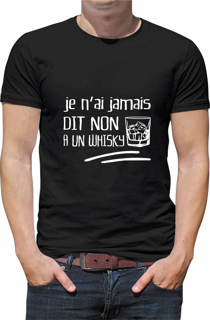 T shirt WHISKY Z128