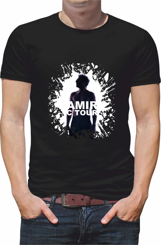 T shirt chanteur amir c tour N092