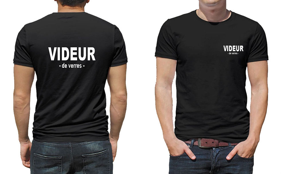 T-shirt videur de verres P089
