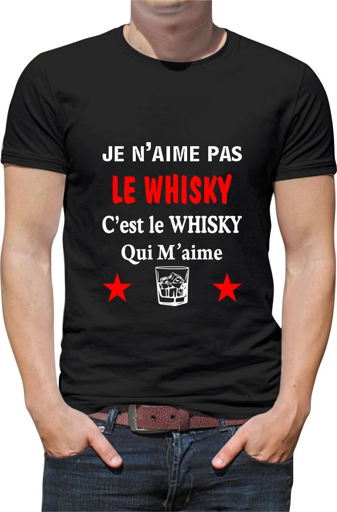 T shirt WHISKY Z136