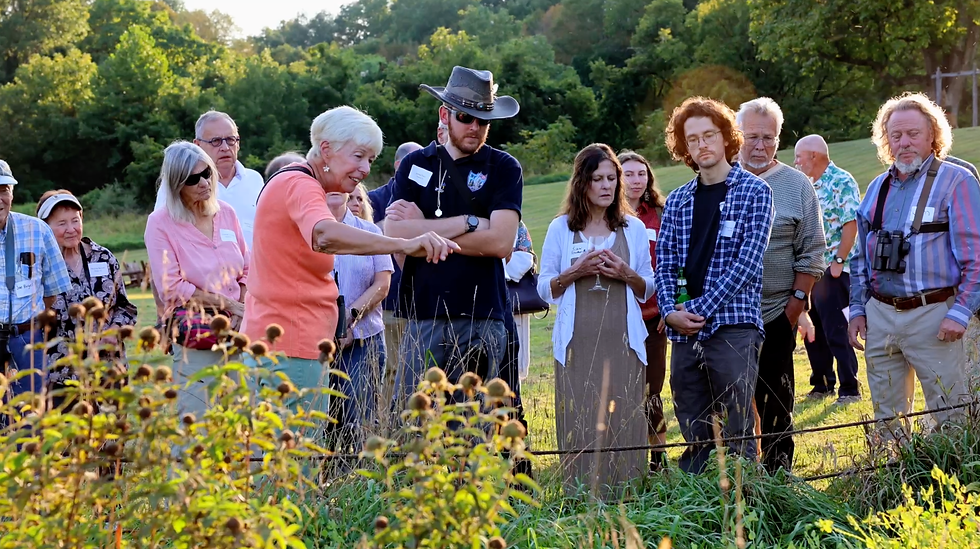 RVC trustee leads a guided hike at 2024 fundraiser