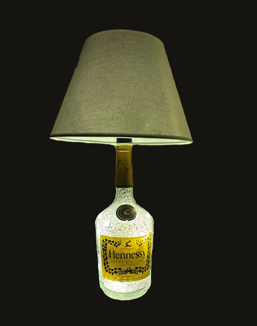 Thumbnail: Hennessy Cognac Lamp Bottle